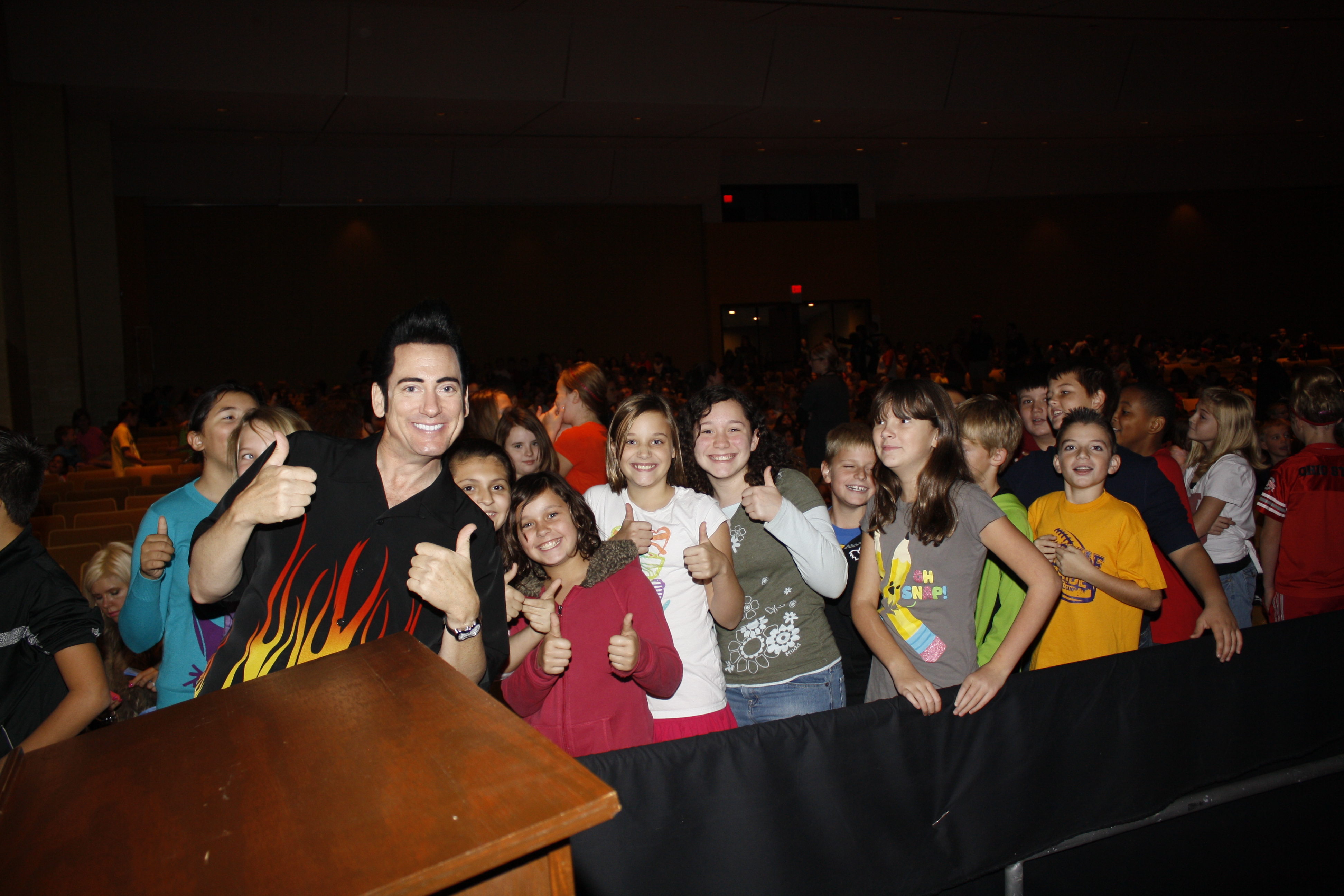 Retro Bill and Students